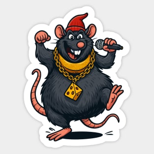 Biggie Cheese Mr Boombastic Biggie Cheese Meme Barnyard Rap Songs Sticker